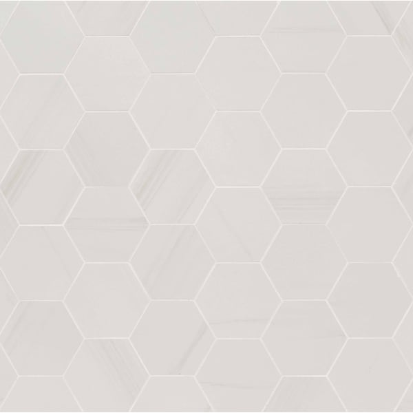 Msi Eden Dolomite 3 In. X 3 In. Hexagon Porcelain Matte Floor And Wall Tile, 8PK ZOR-PT-0415 - main